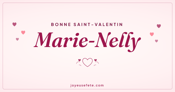 Image « Bonne Saint-Valentin Marie-Nelly » au format large