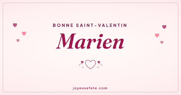Image « Bonne Saint-Valentin Marien » au format large