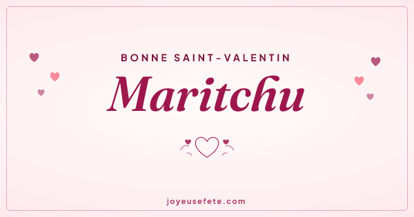 Image « Bonne Saint-Valentin Maritchu » au format large