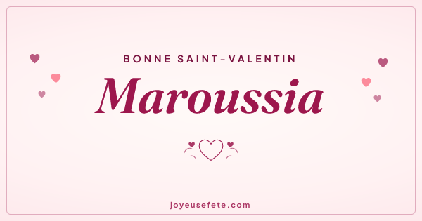 Image « Bonne Saint-Valentin Maroussia » au format large