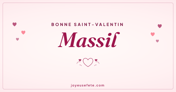 Image « Bonne Saint-Valentin Massil » au format large