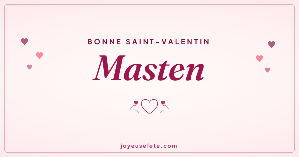 Image « Bonne Saint-Valentin Masten » au format large