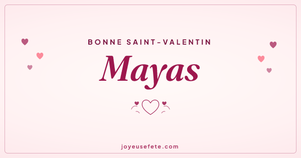 Image « Bonne Saint-Valentin Mayas » au format large