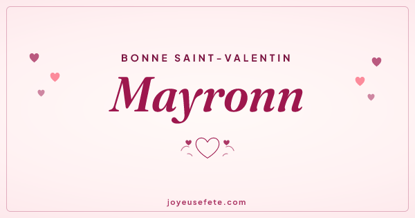 Image « Bonne Saint-Valentin Mayronn » au format large