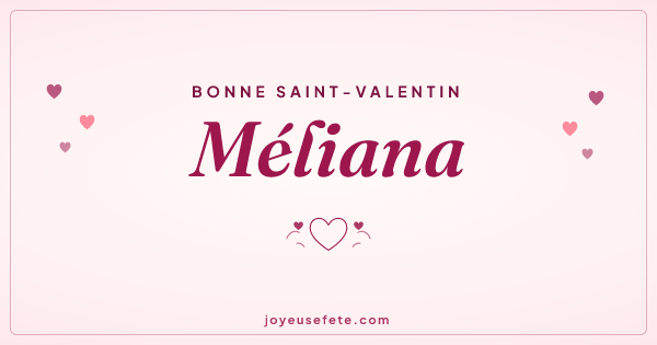 Image « Bonne Saint-Valentin Méliana » au format large