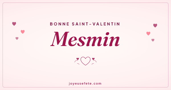 Image « Bonne Saint-Valentin Mesmin » au format large