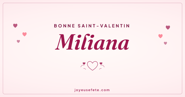Image « Bonne Saint-Valentin Miliana » au format large