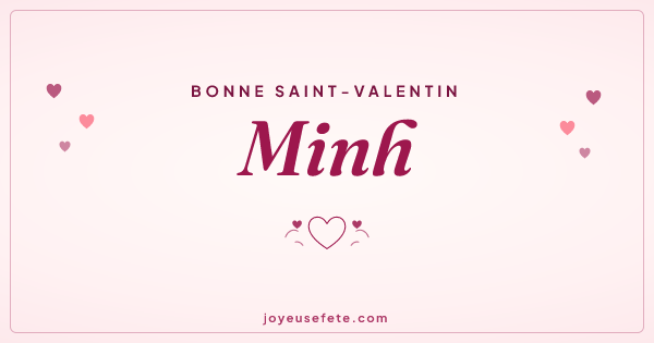 Image « Bonne Saint-Valentin Minh » au format large