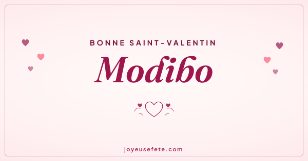 Image « Bonne Saint-Valentin Modibo » au format large
