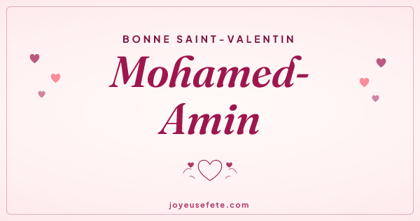 Image « Bonne Saint-Valentin Mohamed-Amin » au format large
