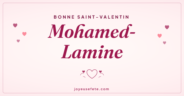 Image « Bonne Saint-Valentin Mohamed-Lamine » au format large