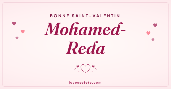 Image « Bonne Saint-Valentin Mohamed-Reda » au format large