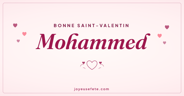 Image « Bonne Saint-Valentin Mohammed » au format large