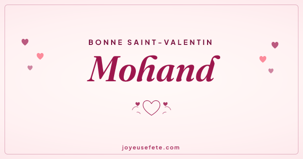 Image « Bonne Saint-Valentin Mohand » au format large