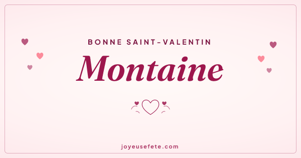 Image « Bonne Saint-Valentin Montaine » au format large