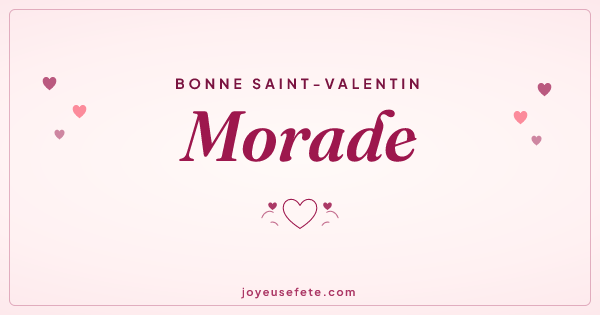 Image « Bonne Saint-Valentin Morade » au format large