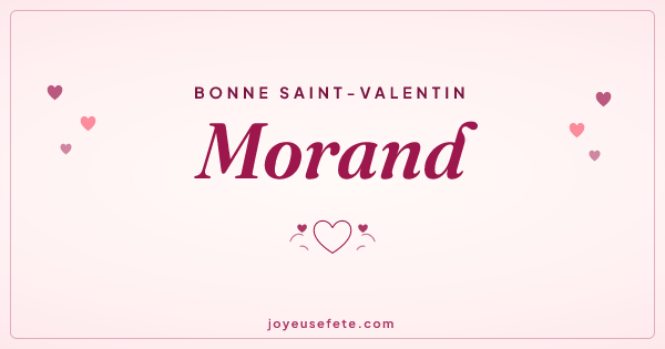 Image « Bonne Saint-Valentin Morand » au format large