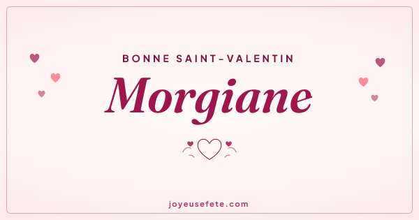 Image « Bonne Saint-Valentin Morgiane » au format large