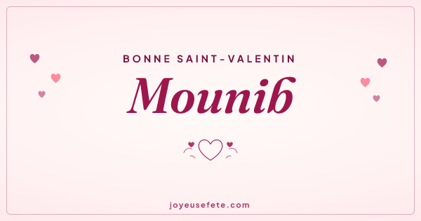 Image « Bonne Saint-Valentin Mounib » au format large