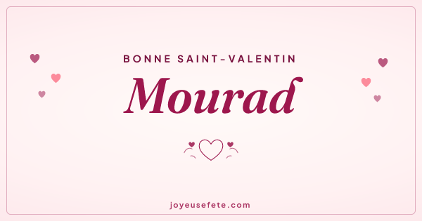 Image « Bonne Saint-Valentin Mourad » au format large