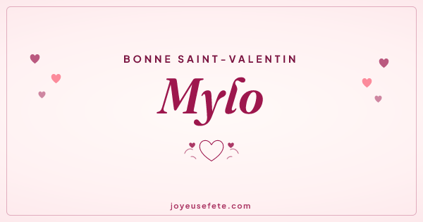 Image « Bonne Saint-Valentin Mylo » au format large