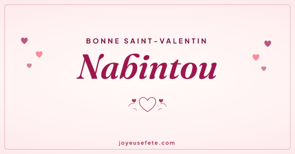 Image « Bonne Saint-Valentin Nabintou » au format large