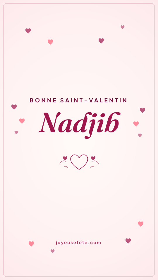 Image « Bonne Saint-Valentin Nadjib » au format story