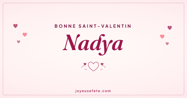 Image « Bonne Saint-Valentin Nadya » au format large
