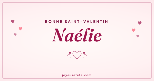 Image « Bonne Saint-Valentin Naélie » au format large