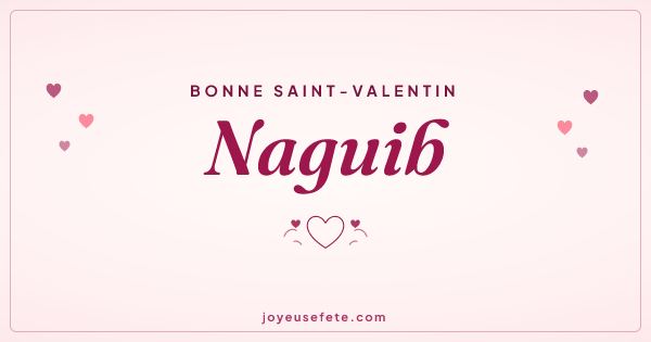 Image « Bonne Saint-Valentin Naguib » au format large