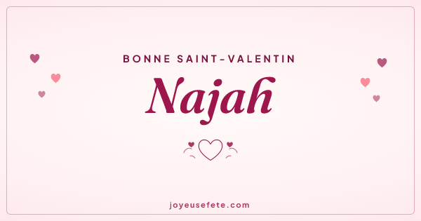 Image « Bonne Saint-Valentin Najah » au format large
