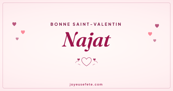 Image « Bonne Saint-Valentin Najat » au format large
