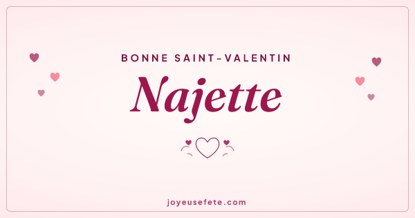 Image « Bonne Saint-Valentin Najette » au format large