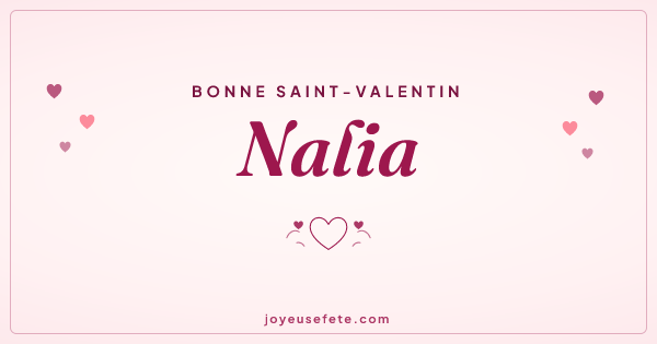 Image « Bonne Saint-Valentin Nalia » au format large