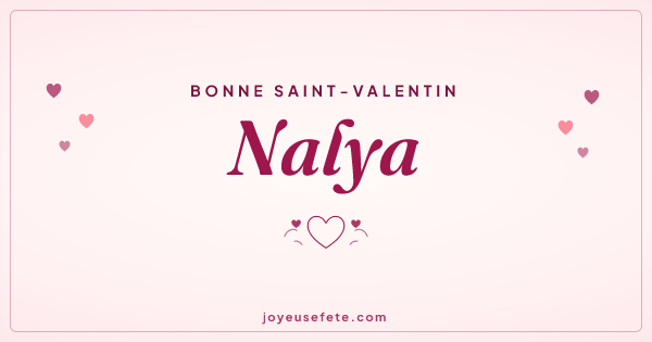 Image « Bonne Saint-Valentin Nalya » au format large