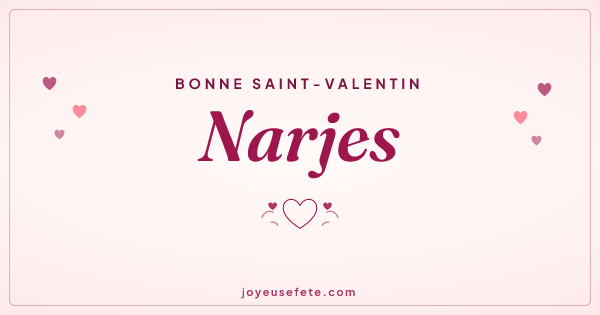 Image « Bonne Saint-Valentin Narjes » au format large