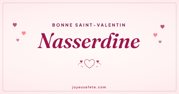 Image « Bonne Saint-Valentin Nasserdine » au format large