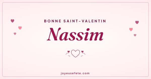 Image « Bonne Saint-Valentin Nassim » au format large