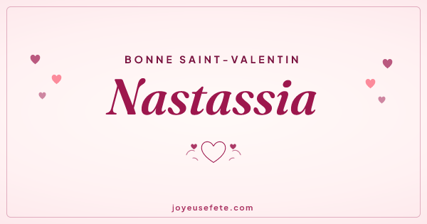Image « Bonne Saint-Valentin Nastassia » au format large