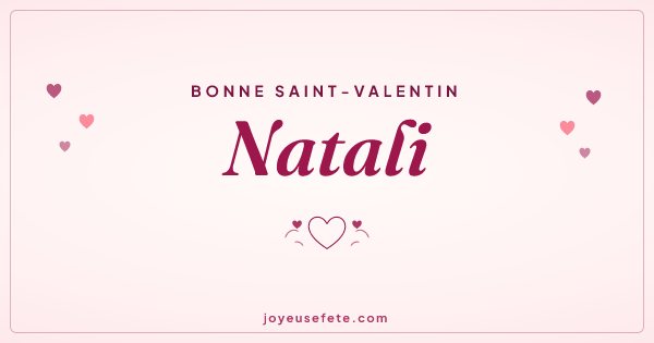 Image « Bonne Saint-Valentin Natali » au format large