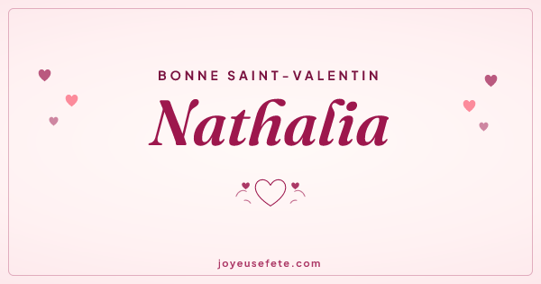 Image « Bonne Saint-Valentin Nathalia » au format large
