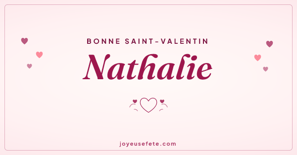 Image « Bonne Saint-Valentin Nathalie » au format large