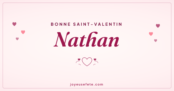 Image « Bonne Saint-Valentin Nathan » au format large