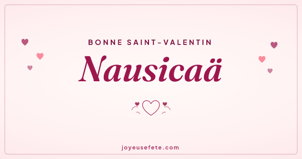 Image « Bonne Saint-Valentin Nausicaä » au format large