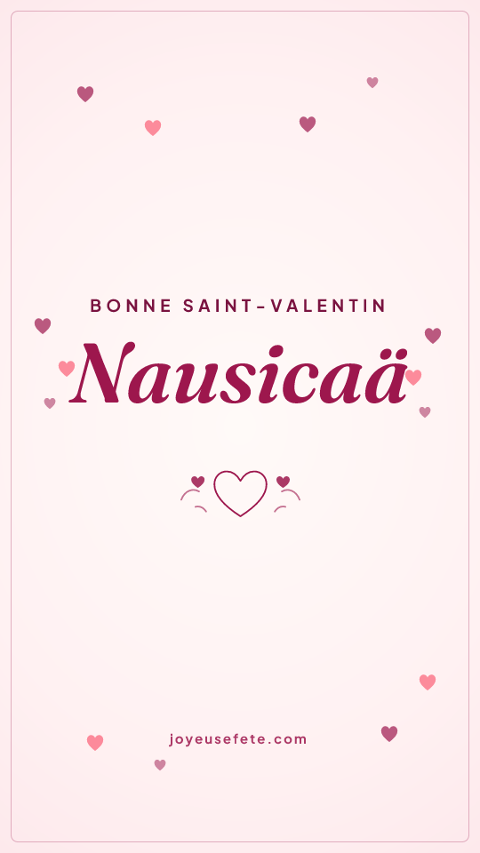 Image « Bonne Saint-Valentin Nausicaä » au format story