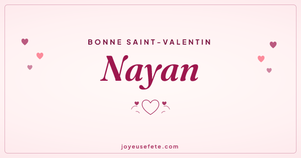 Image « Bonne Saint-Valentin Nayan » au format large