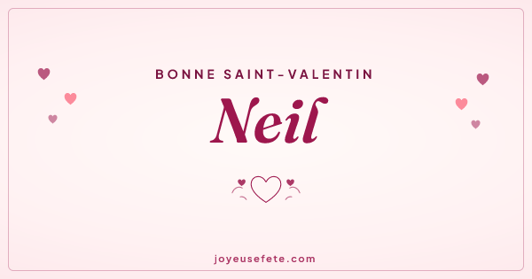Image « Bonne Saint-Valentin Neil » au format large