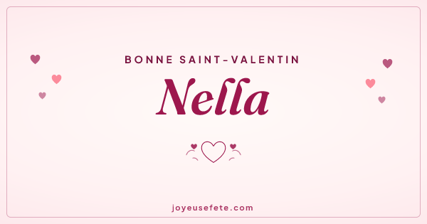 Image « Bonne Saint-Valentin Nella » au format large