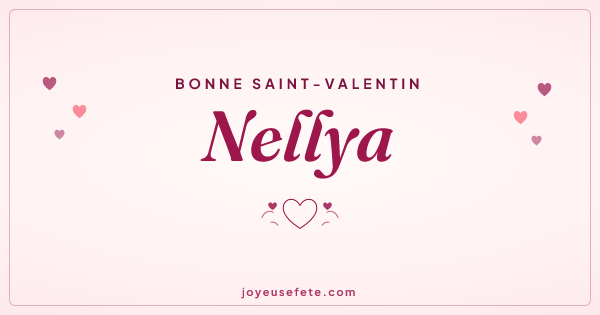 Image « Bonne Saint-Valentin Nellya » au format large