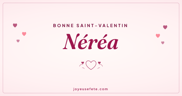 Image « Bonne Saint-Valentin Néréa » au format large